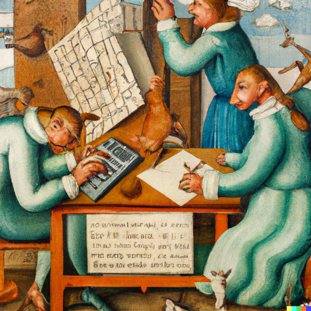 "The Accountant" by Hieronymus Bosch