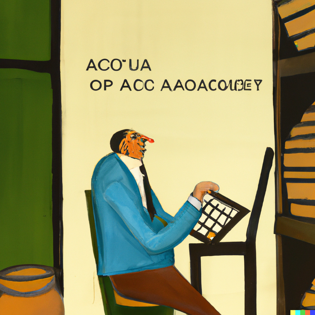 "The Accountant" by Pablo Picasso